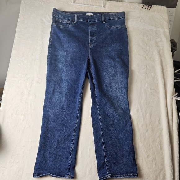 Good American Jeans Womens 6 Good Legs Medium Blue Stretch - Picture 1 of 9